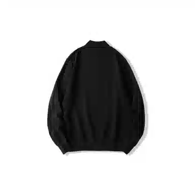 我是大卫 韩版纯色简约半高领打底休闲宽松基础针织衫 男女同款