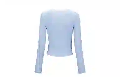 蕉下 纯色圆领休闲套头修身长袖毛衣 女款