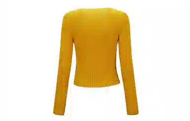 蕉下 纯色圆领休闲套头修身长袖毛衣 女款