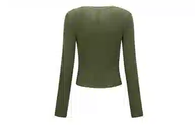 蕉下 纯色圆领休闲套头修身长袖毛衣 女款