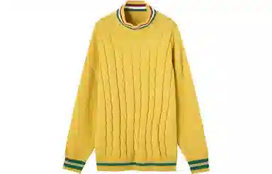 【dme】 套头高领拼色毛衣 女款