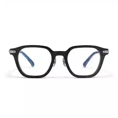 【联系客服可配度数】 佐川 超清纯钛近视眼镜框 潮流个性厚边高度数可配 复古 钛板材镜架 方形 功能性眼镜 男女同款情侣款