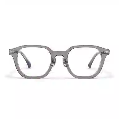 【联系客服可配度数】 佐川 超清纯钛近视眼镜框 潮流个性厚边高度数可配 复古 钛板材镜架 方形 功能性眼镜 男女同款情侣款