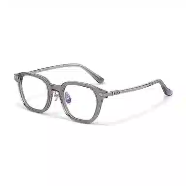 【联系客服可配度数】 佐川 超清纯钛近视眼镜框 潮流个性厚边高度数可配 复古 钛板材镜架 方形 功能性眼镜 男女同款情侣款