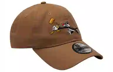 New Era MLB NY Curved Visor Cap Khaki