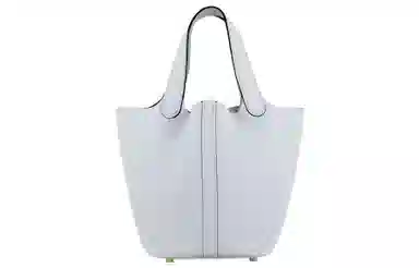 HERMES Picotin Lock 18 Clemence 08 Bleu Pale