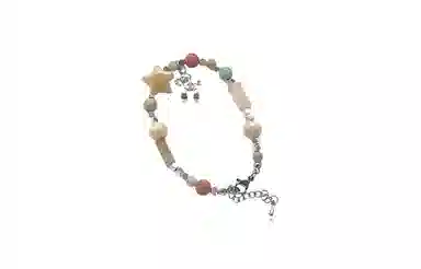 饰伴 小鱼夏日缤纷色彩多巴胺小众可爱手饰 手链 女款