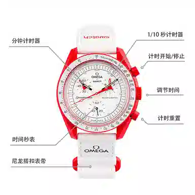 Swatch x Omega SO33R100