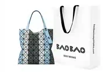 ISSEY MIYAKE Prism Stripe Tote Bag