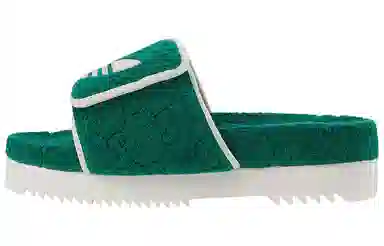 adidas x Gucci GG Slides Green