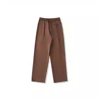 我是大卫 韩系基础款直筒阔腿裤透气慵懒感宽松休闲裤 男女同款