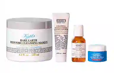 科颜氏 白泥面膜礼盒护肤套装 保湿