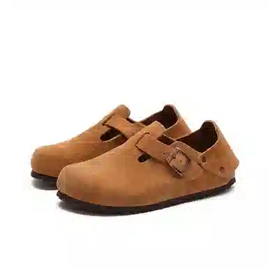 Devo Life Cork Magic Tape Flat Shoes