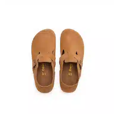 Devo Life Cork Magic Tape Flat Shoes