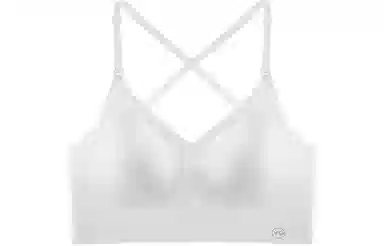 浪莎 聚拢防下垂无痕隐形露背文胸 仙女白