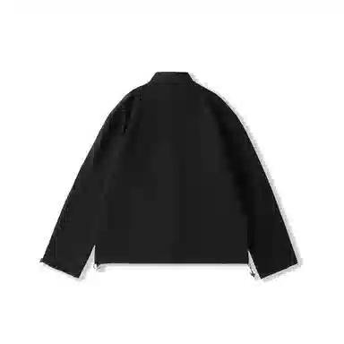 我是大卫 简约基础款纯色外套宽松高级感拉链开衫卫衣 男女同款