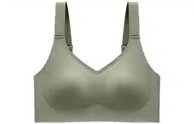 浪莎 防滑防下垂运动文胸 绿色