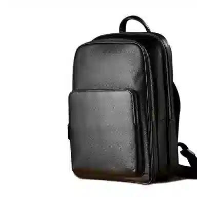 Simple&nature Large Leather Backpack