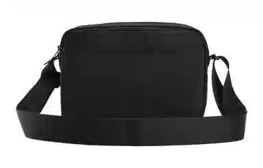 FILA Logo Print Retro Messenger Bag Black