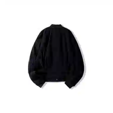 我是大卫 纹理感复古飞行员潮牌棒球服宽松外套夹克 男女同款