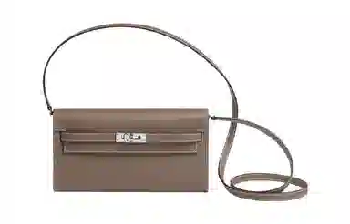 HERMES Kelly To Go classique Epsom 18 Etoupe
