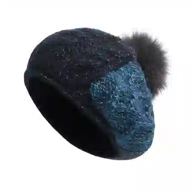 KENMONT Fox Pom Pom Beanie