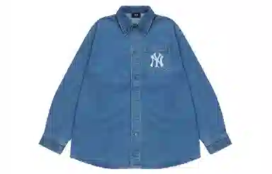 MLB Yankees Logo Denim Shirt