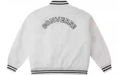 Converse Baseball Jacket White
