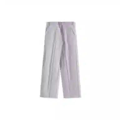 我是大卫 冰丝宽松直筒阔腿基础垂感简约休闲裤西裤 男女同款