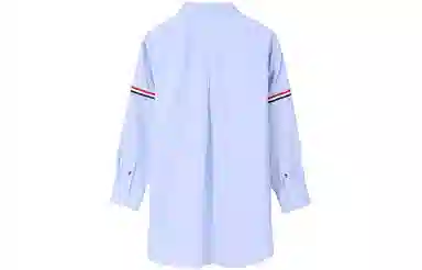 恒源祥 宽松条纹纽扣长袖衬衫 女款