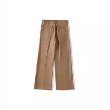 我是大卫 简约基础垂坠感阔腿宽松百搭西裤直筒休闲裤 男女同款