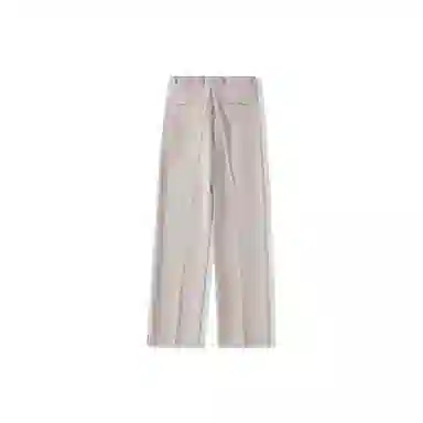 我是大卫 宽松阔腿裤设计感开叉百搭西裤休闲裤 男女同款