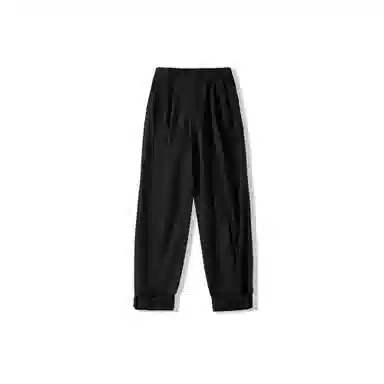 我是大卫 潮流宽松百搭西裤直筒垂坠感束脚休闲裤 男女同款