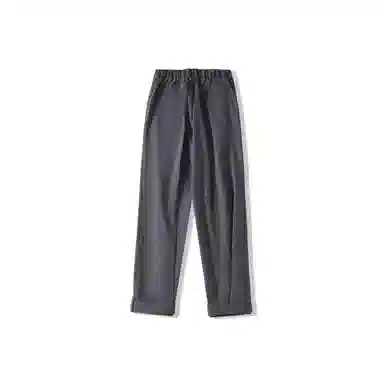 我是大卫 潮流宽松百搭西裤直筒垂坠感束脚休闲裤 男女同款