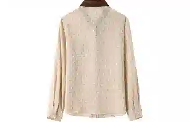 恒源祥 高级感印花雪纺上衣长袖衬衫 女款