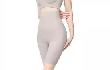 润微 纯色高腰简约薄款塑身裤 女款