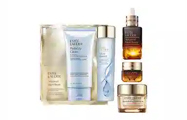 雅诗兰黛 夜间密集修护肌活护肤套装 保湿滋润