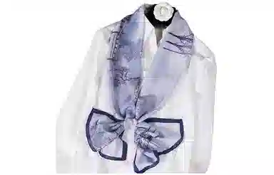 优幽兰 小众时尚百搭高级感气质优雅长条真丝四季通用防晒休闲舒适温柔淑女风穿搭 桑蚕丝 丝巾披肩围巾纱巾 女款