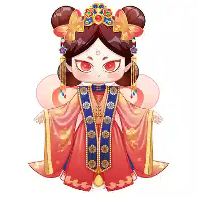 哲高积木 传承兽系列 南海蝴蝶朝代服饰收藏卡牌 卡牌周边