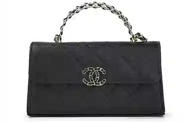 CHANEL 23P Kelly Bag Large Black