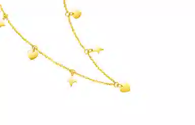 周六福 甜酷少女系列 足金 按克计价 黄金项链 男女同款情侣款