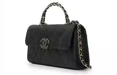 CHANEL 23P Kelly Bag Large Black