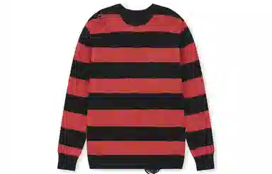 BONELESS Distressed Colorblock Sweater