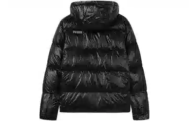 PUMA Kids Hooded Down Jacket Black