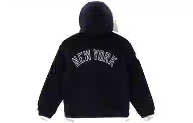 New Era x MLB Yankees Zip Hoodie Navy