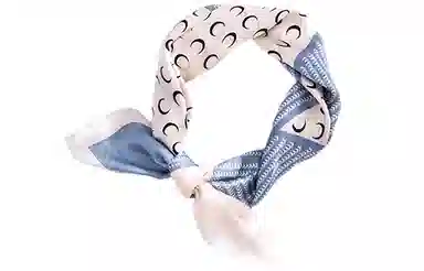 优幽兰 百搭时尚设计感拼色搭配衬衫高级感薄款细窄多功能装饰实用减龄气质穿搭礼盒装 丝巾小方巾 女款