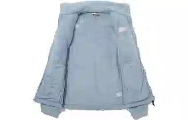 The North Face Fleece Zip Jacket Misty Blue