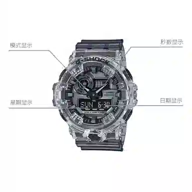 Casio G-Shock GA-700SK-1ADR + GMA-S110SR-7A