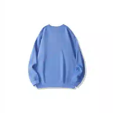 我是大卫 纯色基础款圆领套头简约宽松打底休闲卫衣 男女同款