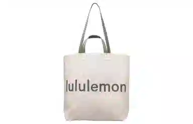 lululemon Canvas Tote Ivory/Sage